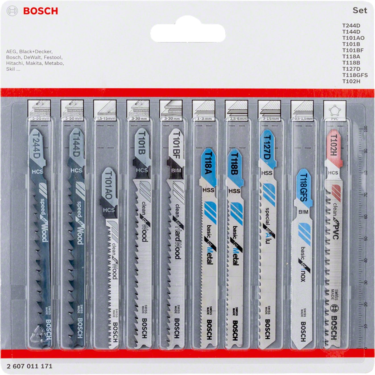 Bosch Stichsägeblatt-Set All-in-One bei SicherFest.de