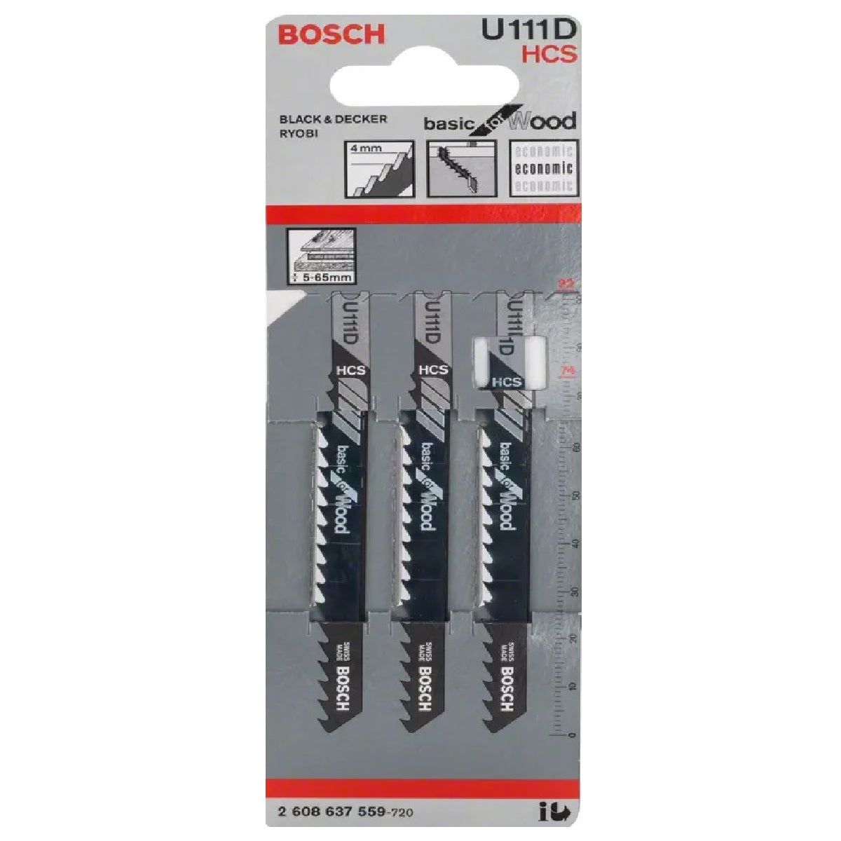 Bosch Stichsägeblatt U 111 D Pack bei SicherFest.de