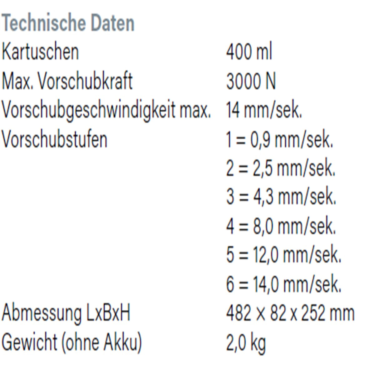 Datenblatt-Hikoki-AC18DA 400ml bei SicherFest.de