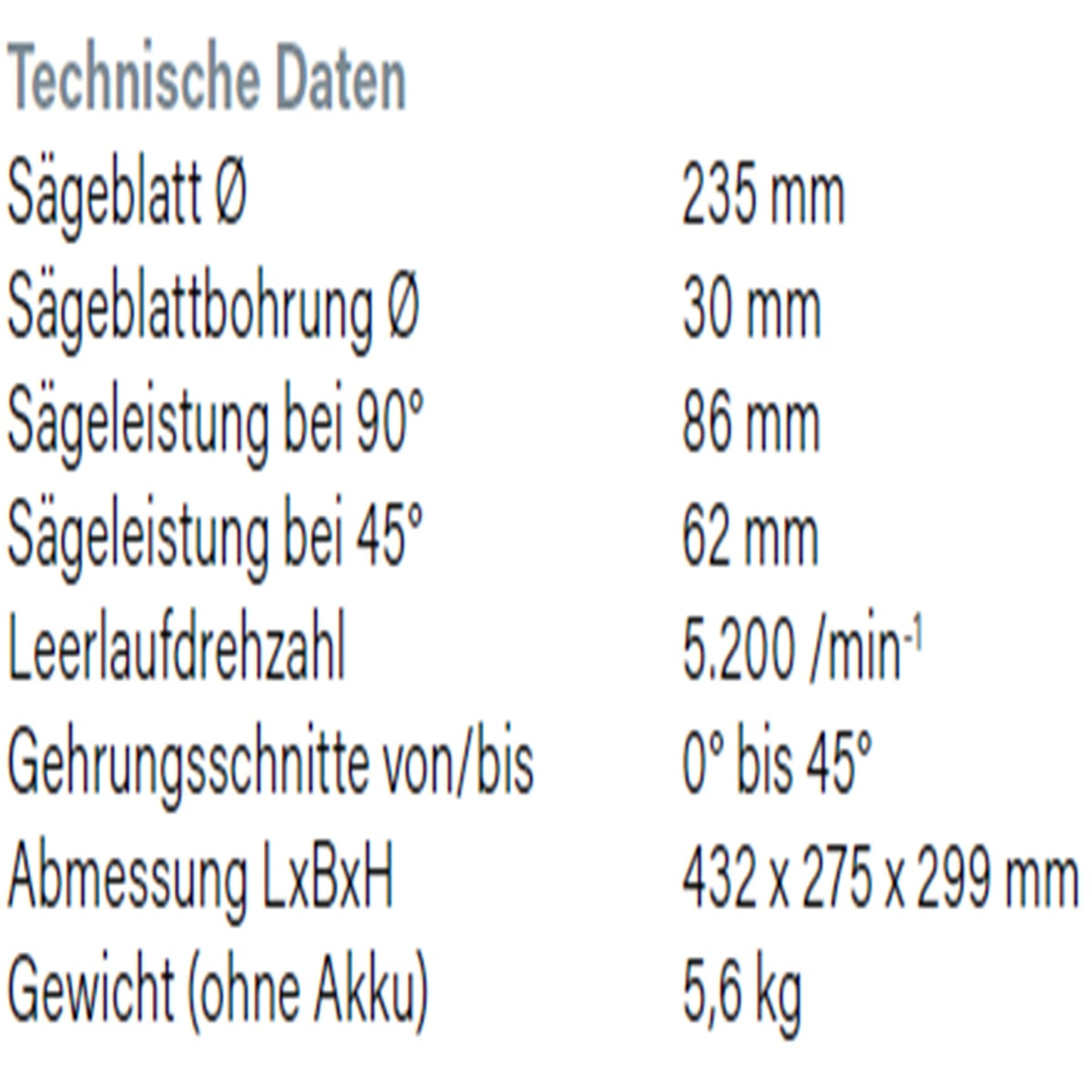 Datenblatt Hikoki C3609DUM bei SicherFest.de