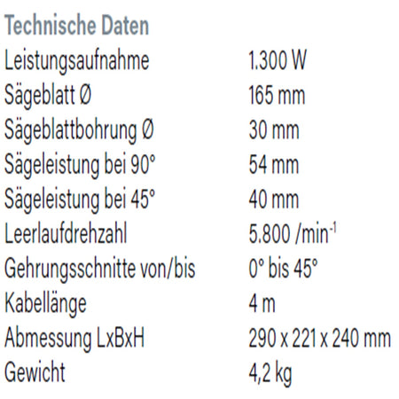 Datenblatt Hikoki C6U3 bei SicherFest.de