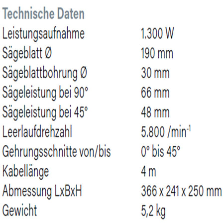 Datenblatt Hikoki C7BUM bei SicherFest.de