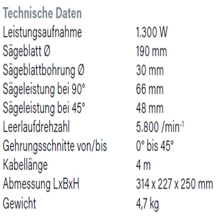 Datenblatt Hikoki C7U3 bei SicherFest.de