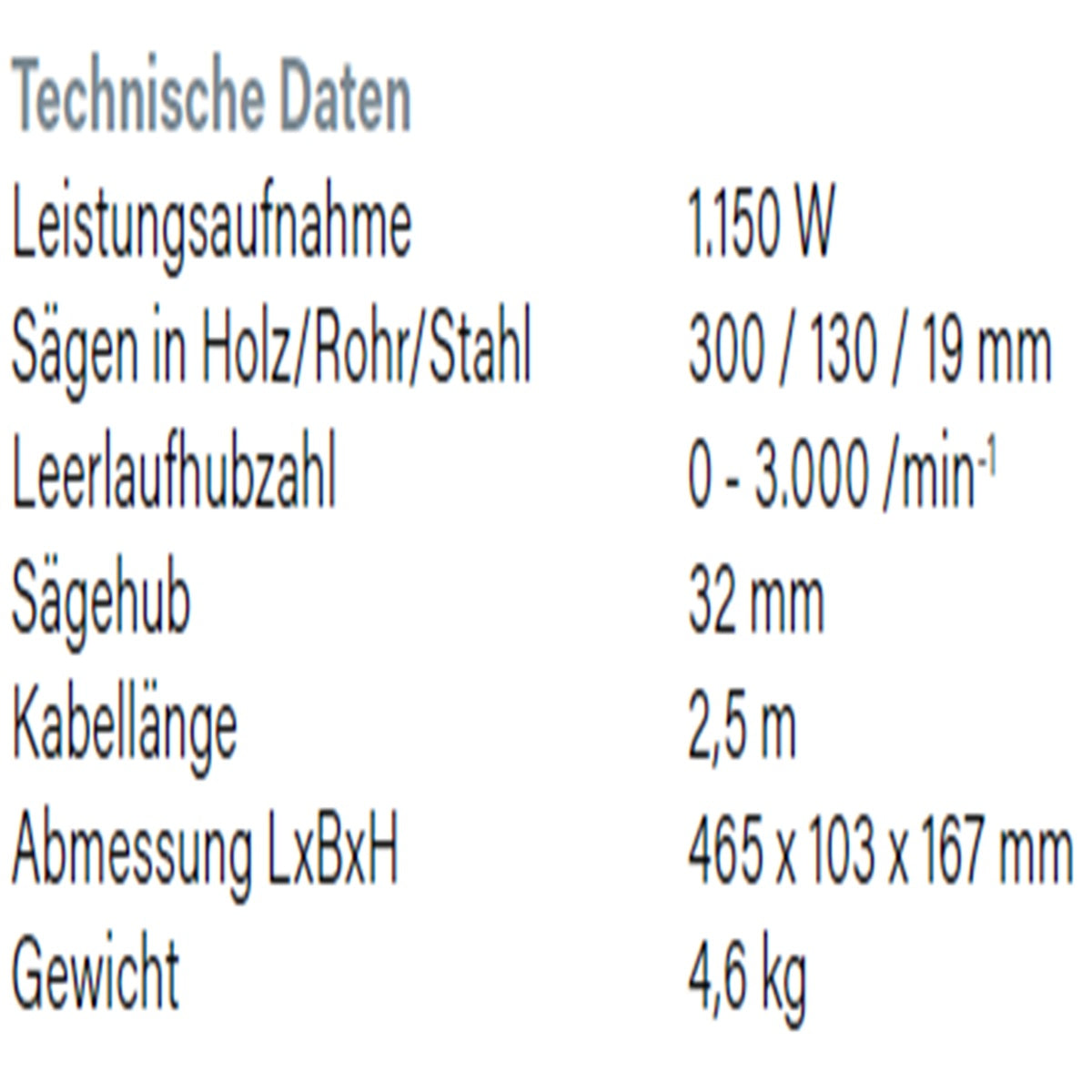 Datenblatt Hikoki CR13VBY bei SicherFest.de