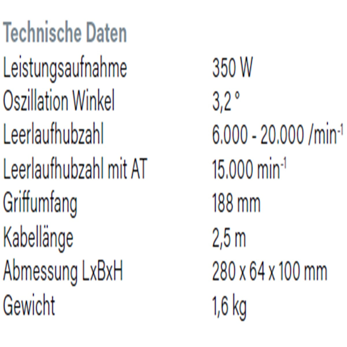 Datenblatt Hikoki CV350V2 bei SicherFest.de