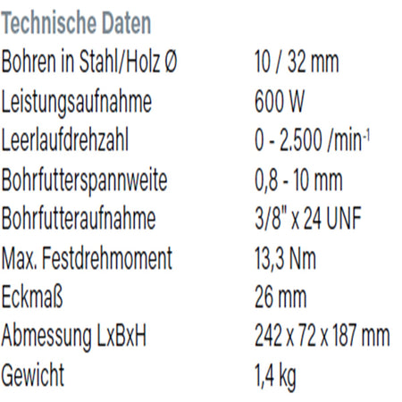 Datenblatt Hikoki D10VC3 bei SicherFest.de