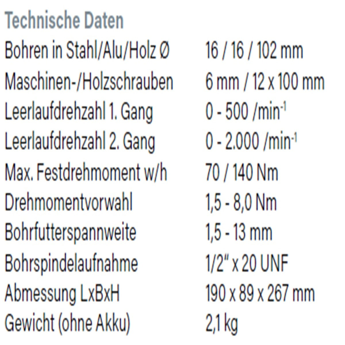 Datenblatt Hikoki DS18DC bei SicherFest.de