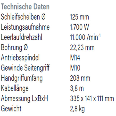 Datenblatt Hikoki G13BY bei SicherFest.de