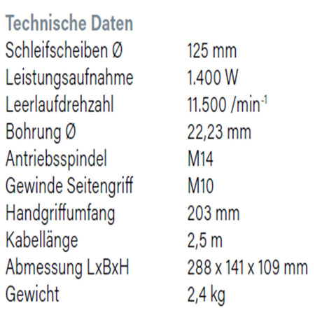 Datenblatt Hikoki G13SB4 bei SicherFest.de