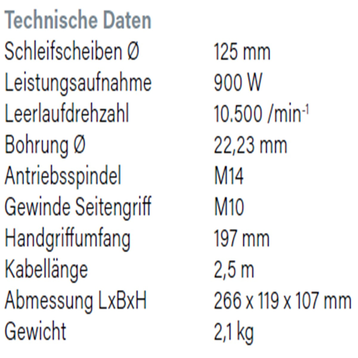 Datenblatt Hikoki G13SN2 bei SicherFest.de