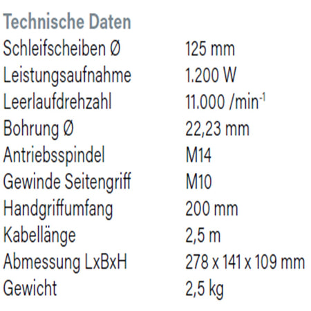 Datenblatt Hikoki G13SW2 bei SicherFest.de