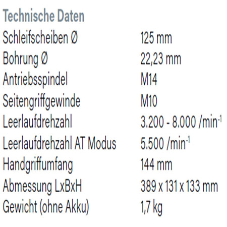 Datenblatt Hikoki G1813DVE bei SicherFest.de