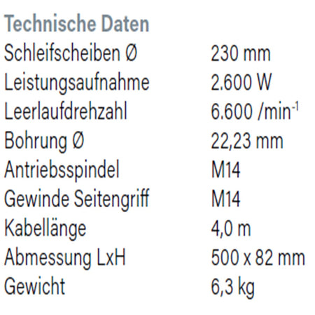 Datenblatt Hikoki G23UDY2 bei SicherFest.de