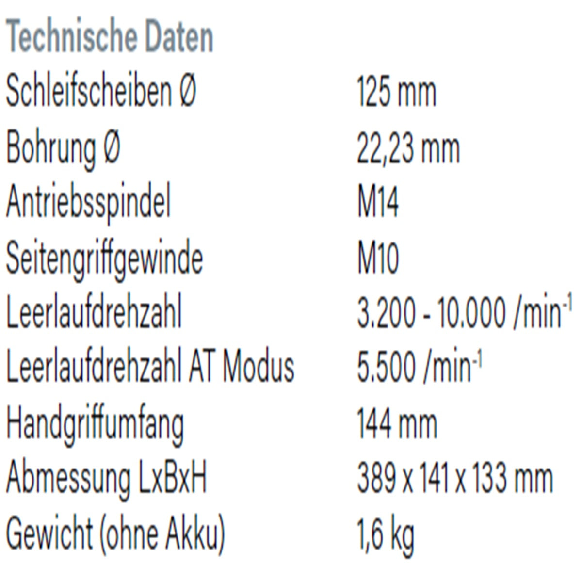 Datenblatt Hikoki G3613DVE bei SicherFest.de