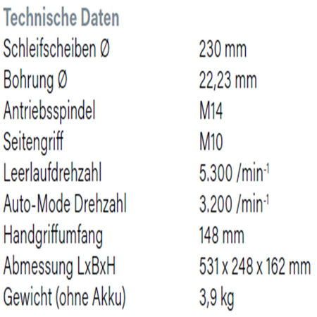 Datenblatt Hikoki G3623DA bei SicherFest.de