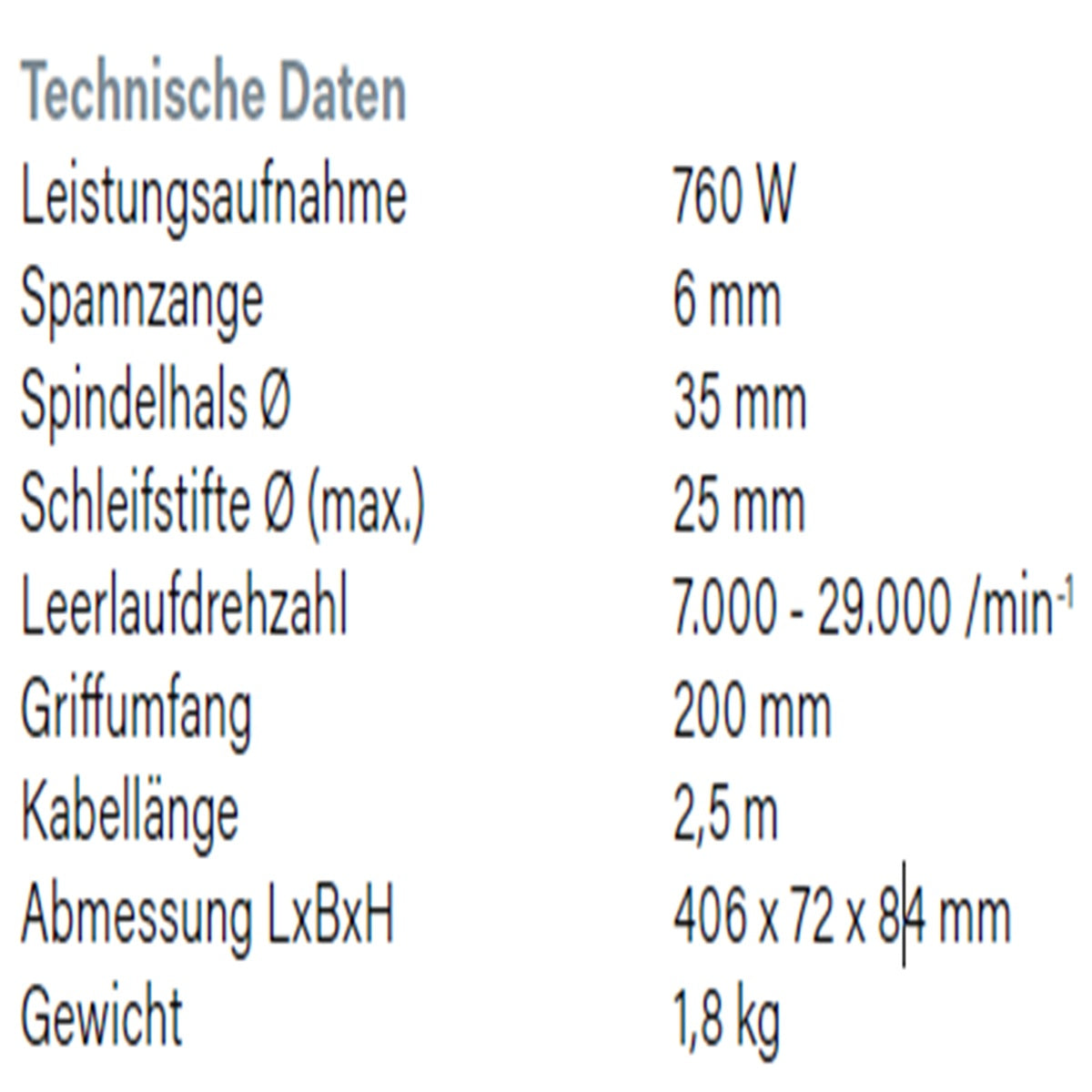Datenblatt Hikoki GP3V bei SicherFest.de