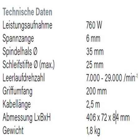 Datenblatt Hikoki GP3V bei SicherFest.de