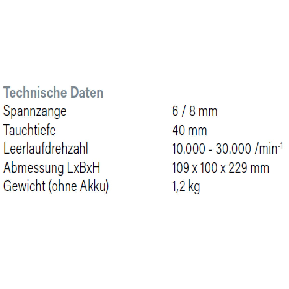 Datenblatt Hikoki M1808DA bei SicherFest.de