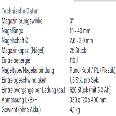Datenblatt Hikoki NC1840DA bei SicherFest.de