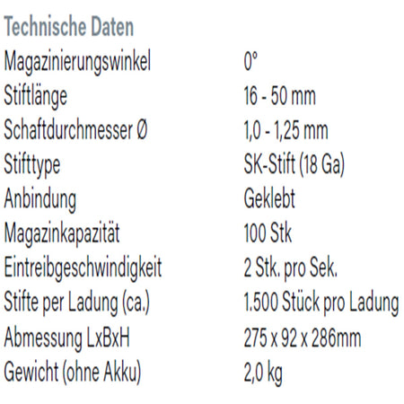 Datenblatt Hikoki NT1850DA bei SicherFest.de