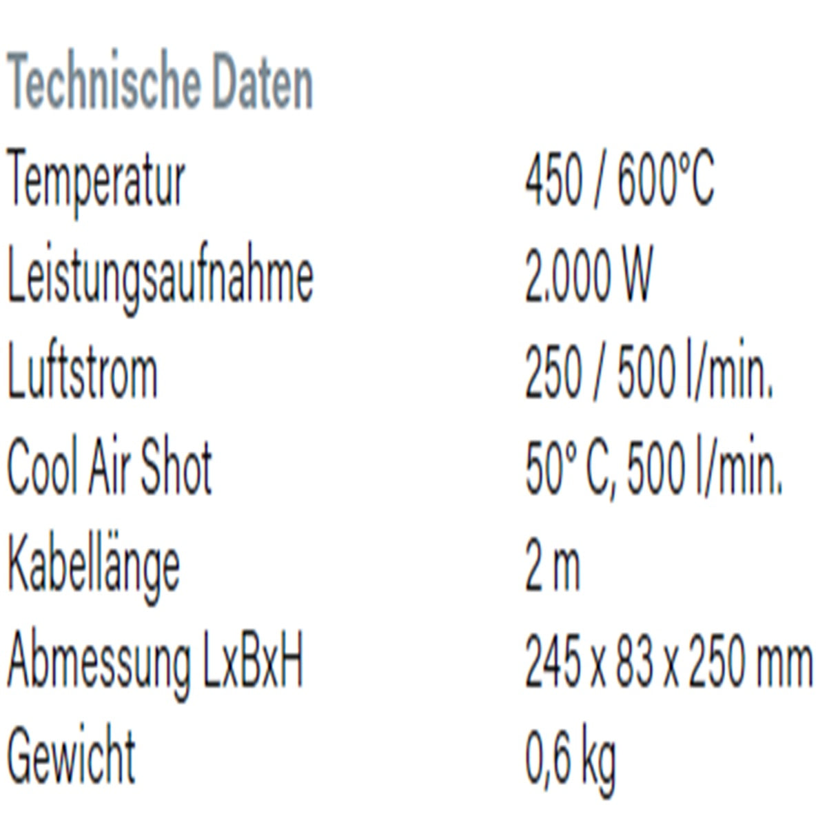 Datenblatt Hikoki RH600T bei SicherFest.de