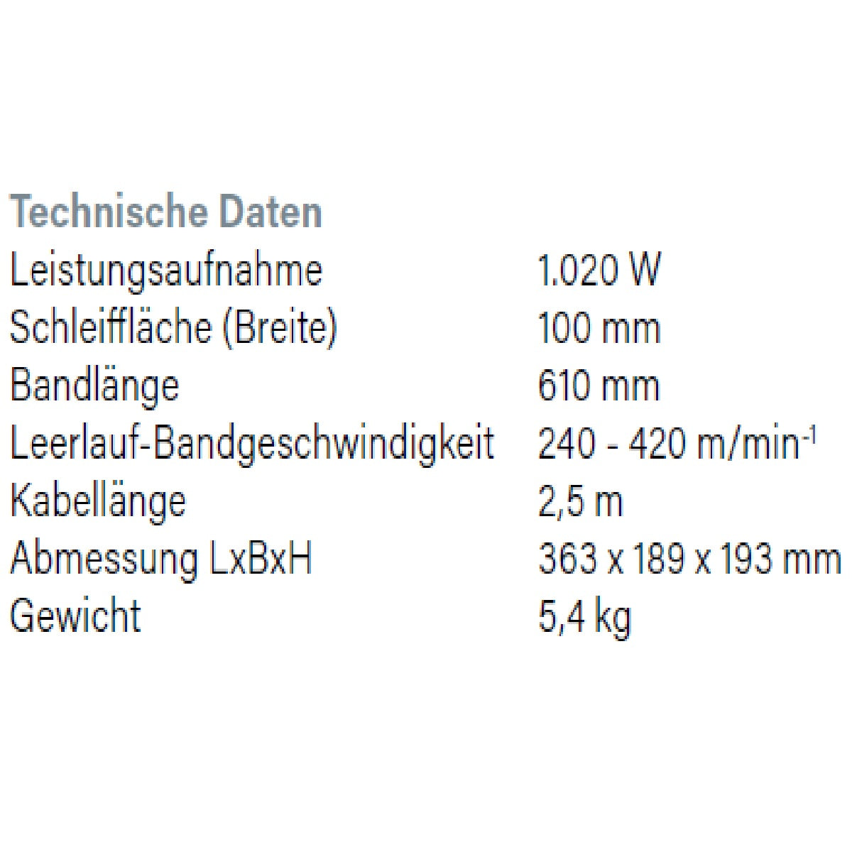 Datenblatt Hikoki SB10V2 bei SicherFest.de