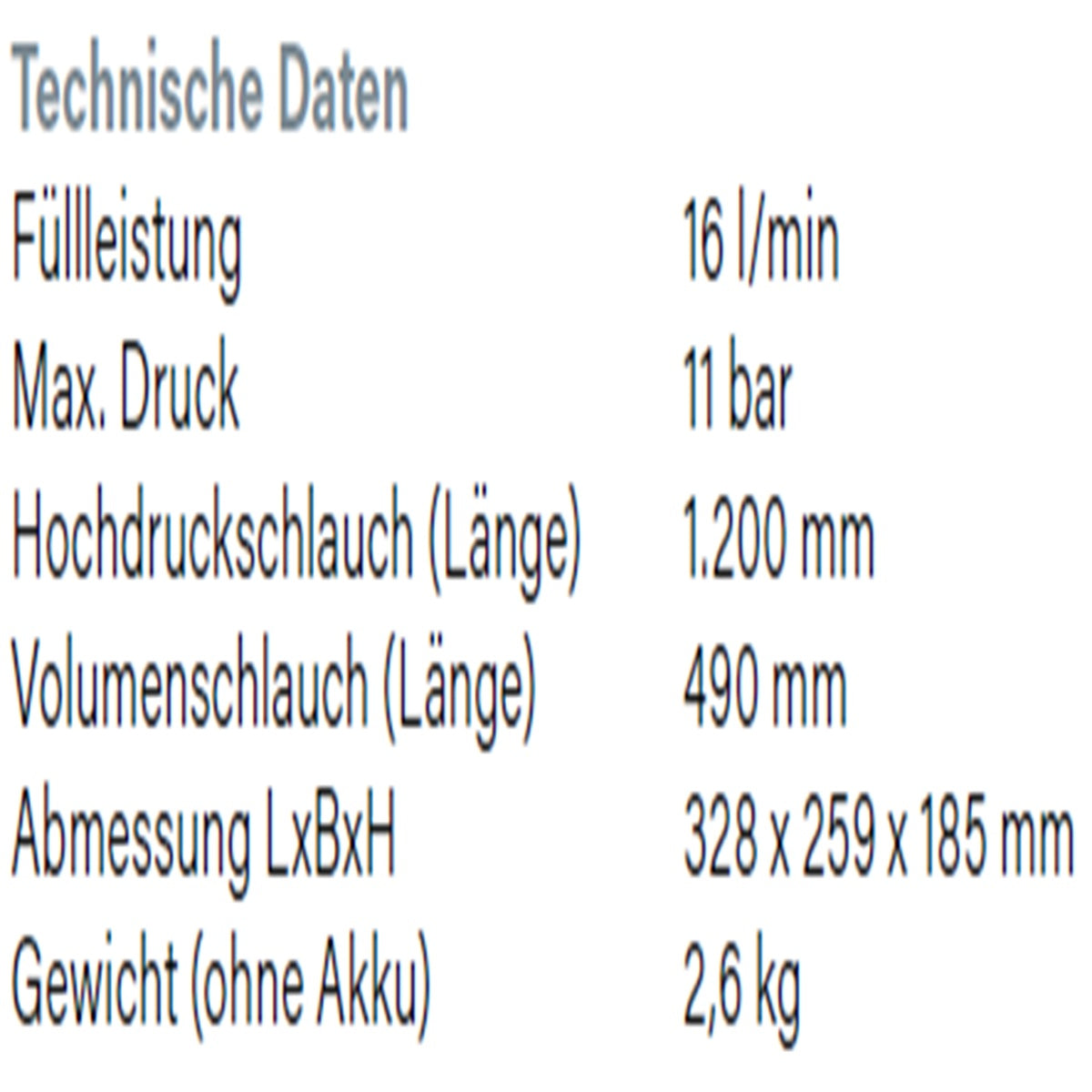 Datenblatt Hikoki UP18DA bei SicherFest.de