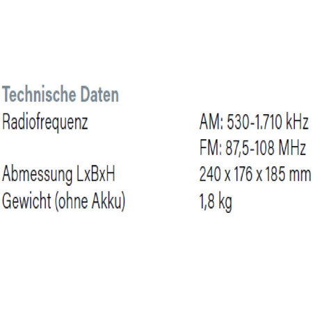 Datenblatt Hikoki UR18DA bei SicherFest.de
