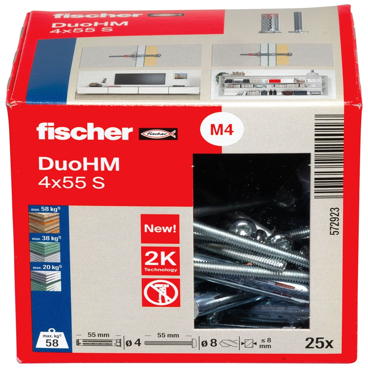 Fischer DuoHM M4 Packung bei SicherFest.de