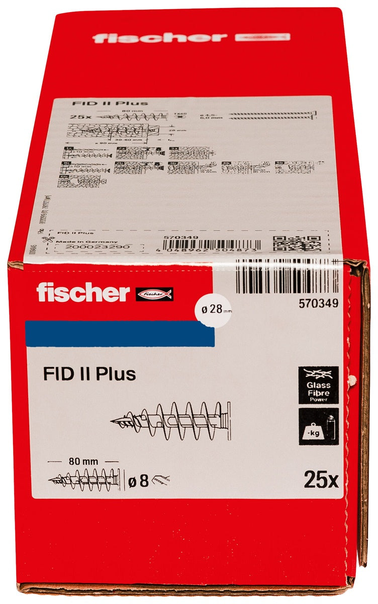 Fischer FID II Plus Verpackung bei SicherFest.de