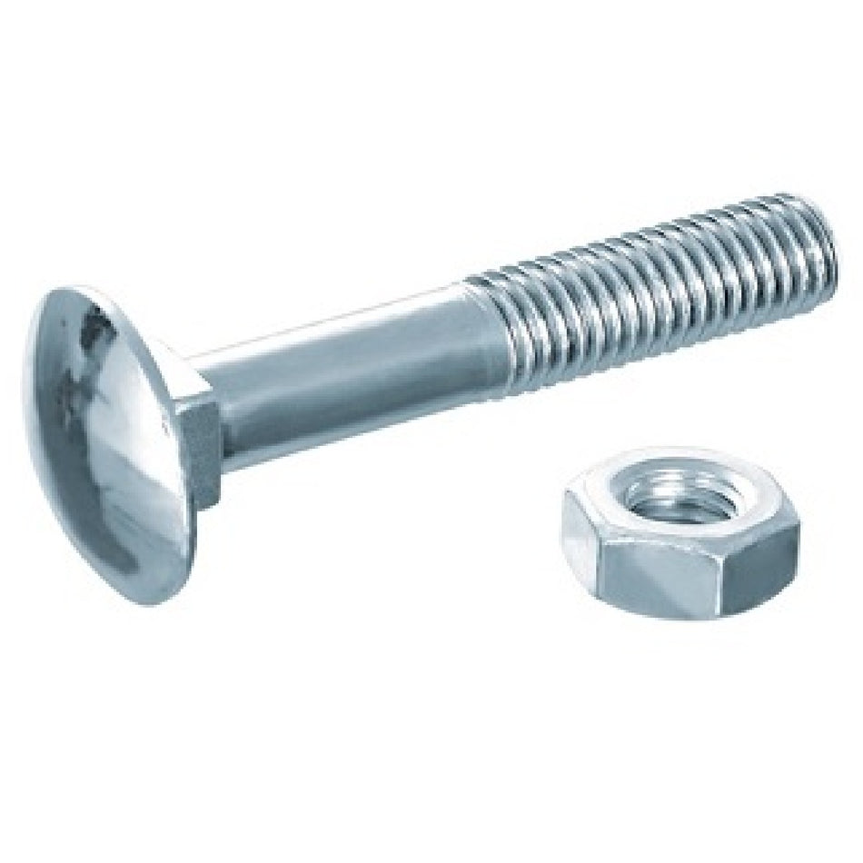 Flachrundschrauben DIN 603 Verzinkt bei SicherFest.de