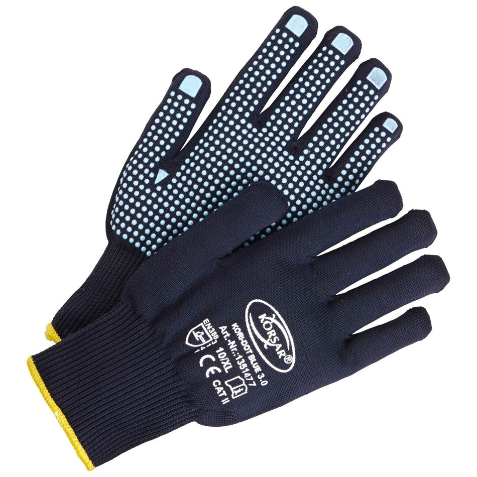 Korsar Kori-Dot Blue 3 Noppenhandschuhe bei SicherFest.de