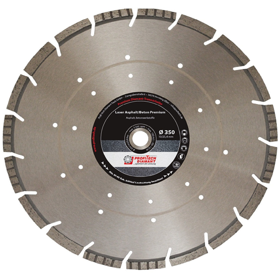 Profitech Diamanttrennscheibe Laser Asphalt Beton Premium bei SicherFest.de