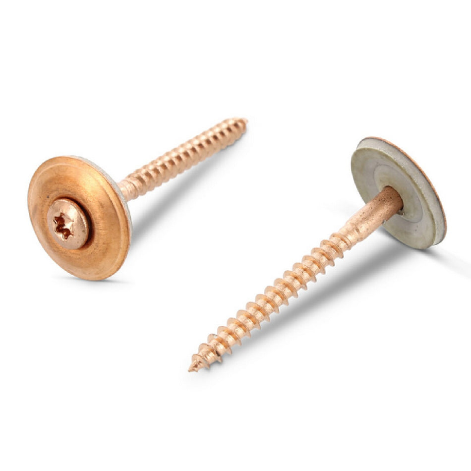 Spenglerschrauben 20mm Edelstahl Verkupfert bei SicherFest.de
