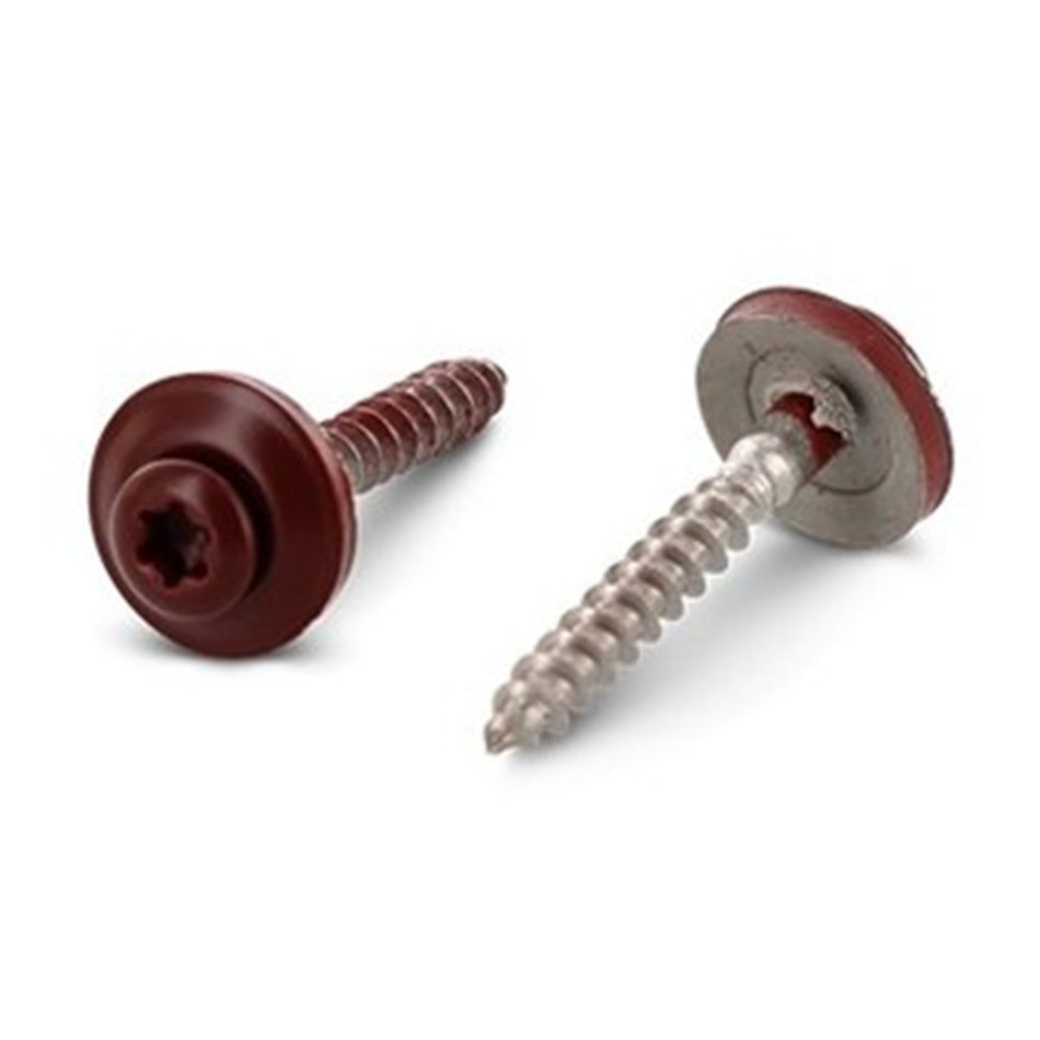 Spenglerschrauben Oxidrot RAL 3009 Edelstahl bei SicherFest.de